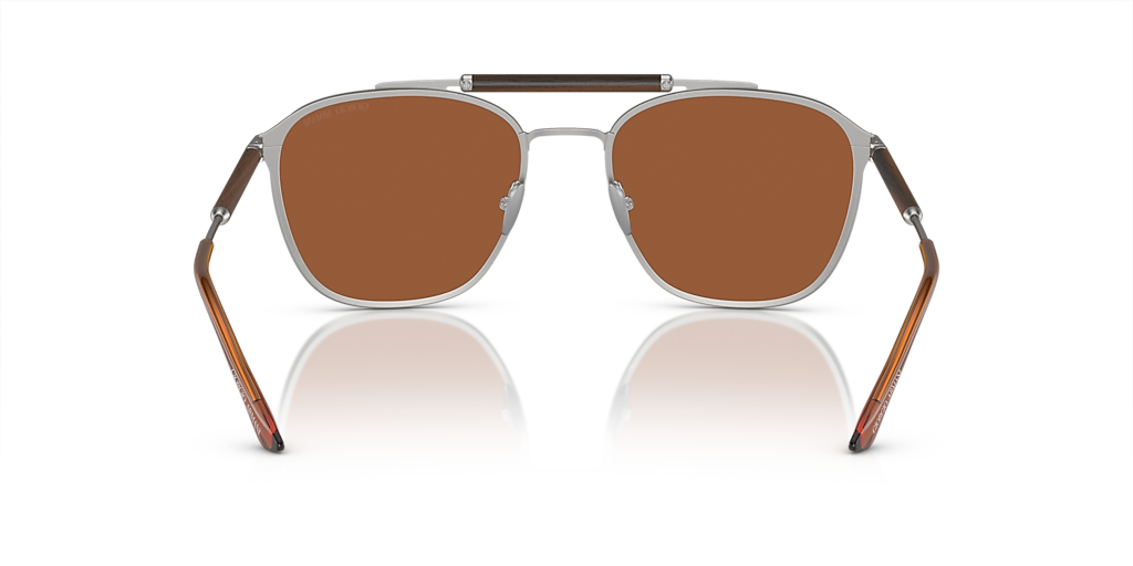 Giorgio Armani AR6149 L (55 - 19) with Brown lenses and Silver