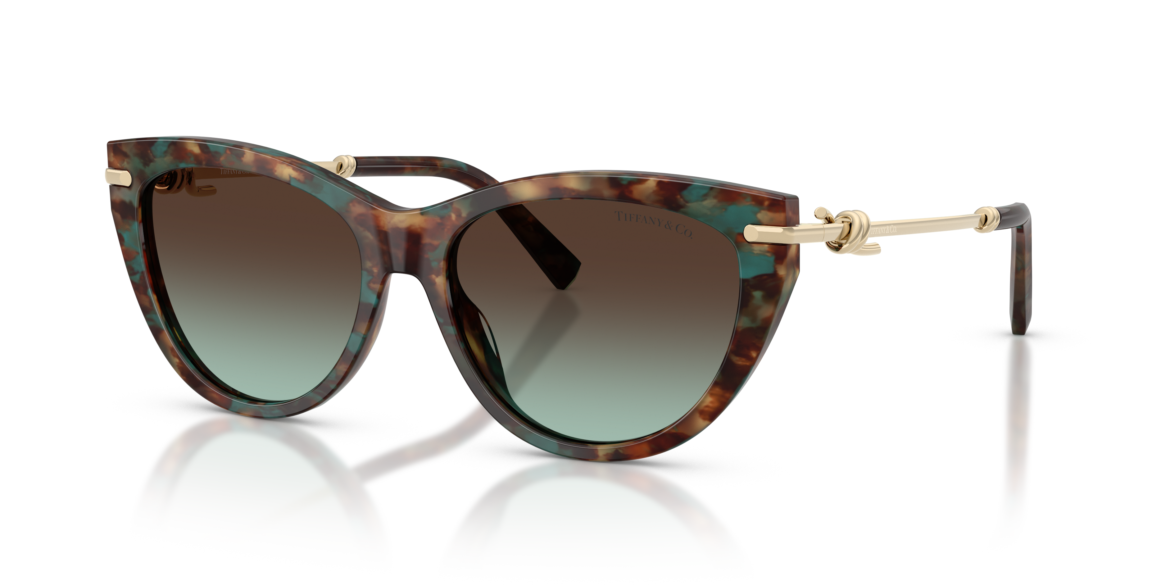 Tiffany & Co. TF4253 XL (55 - 16) with Blue lenses and Tortoise