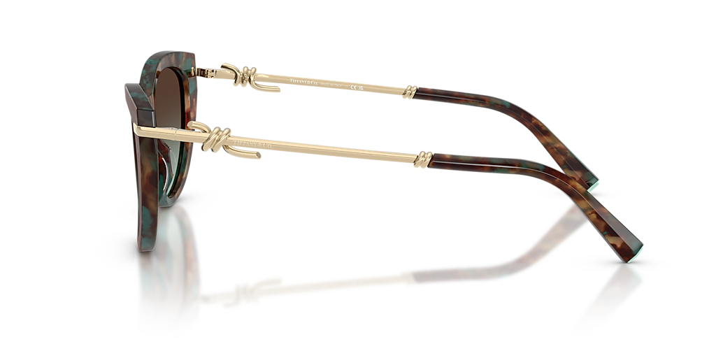 Tiffany & Co. TF4253 XL (55 - 16) with Blue lenses and Tortoise