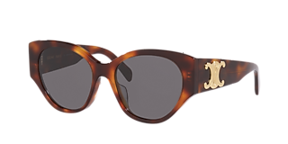 Celine CL4003IN XXS (48 - 23) with Grey lenses and Tortoise frame