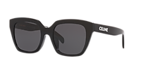 CELINE CL40198F Black Shiny - Women Luxury Sunglasses, Grey Lens