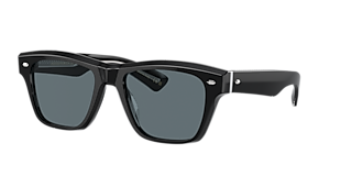 Oliver Peoples R-16 XL (55 - 19) with Green lenses and Black frame