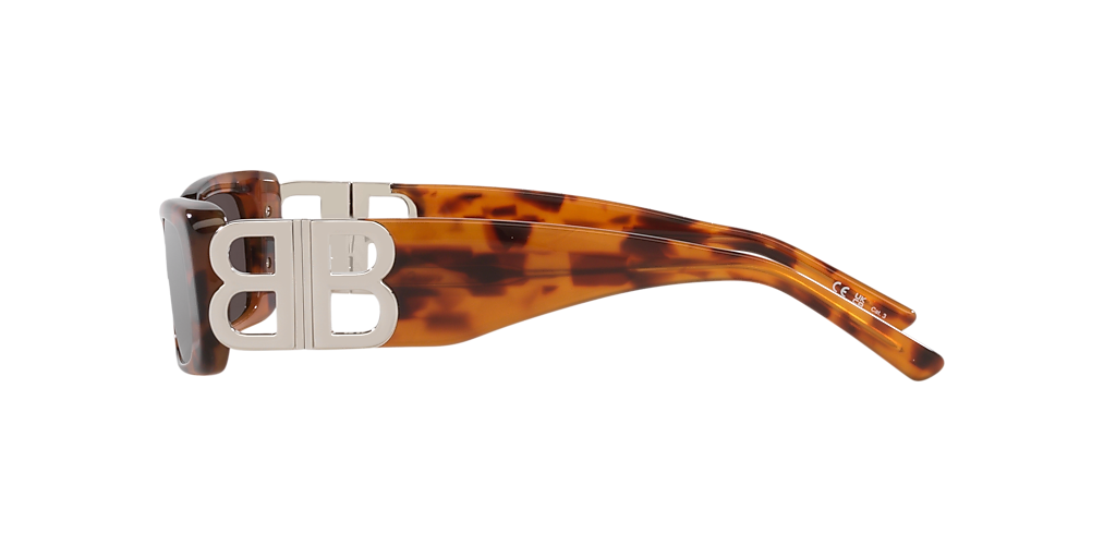 BALENCIAGA BB0096S Tortoise Light - Women Sunglasses, Grey Lens