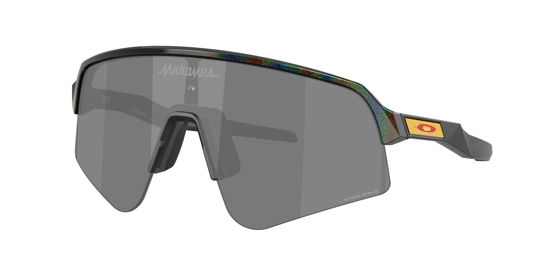 Oakley Man Sunglass OO9465 Sutro Lite Sweep Patrick Mahomes II Collection - Frame color: Dark Galaxy, Lens color: Prizm Black