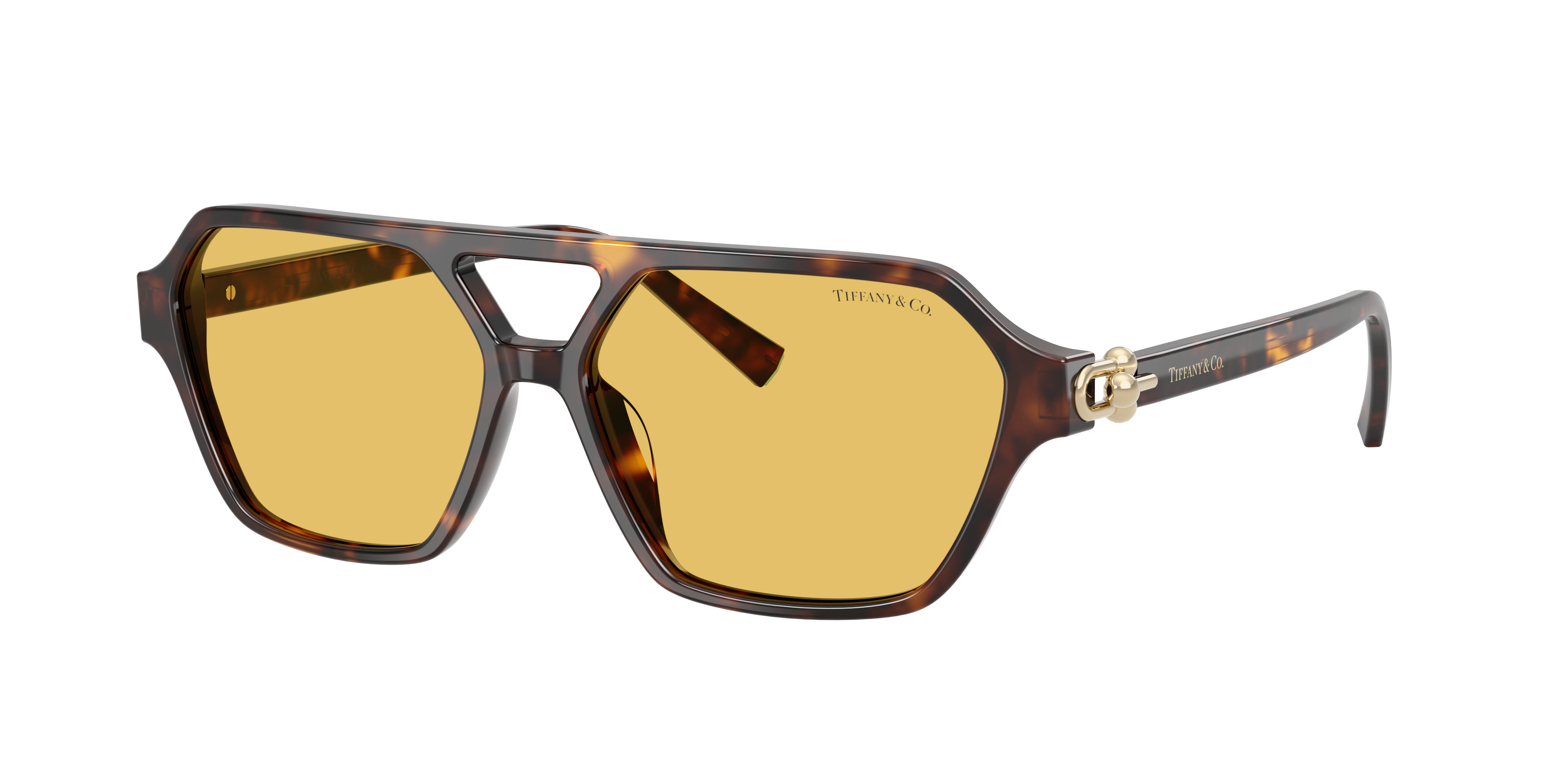 Tiffany & Co. Unisex Sunglass TF4264U -  Frame color: Havana, Lens color: Yellow