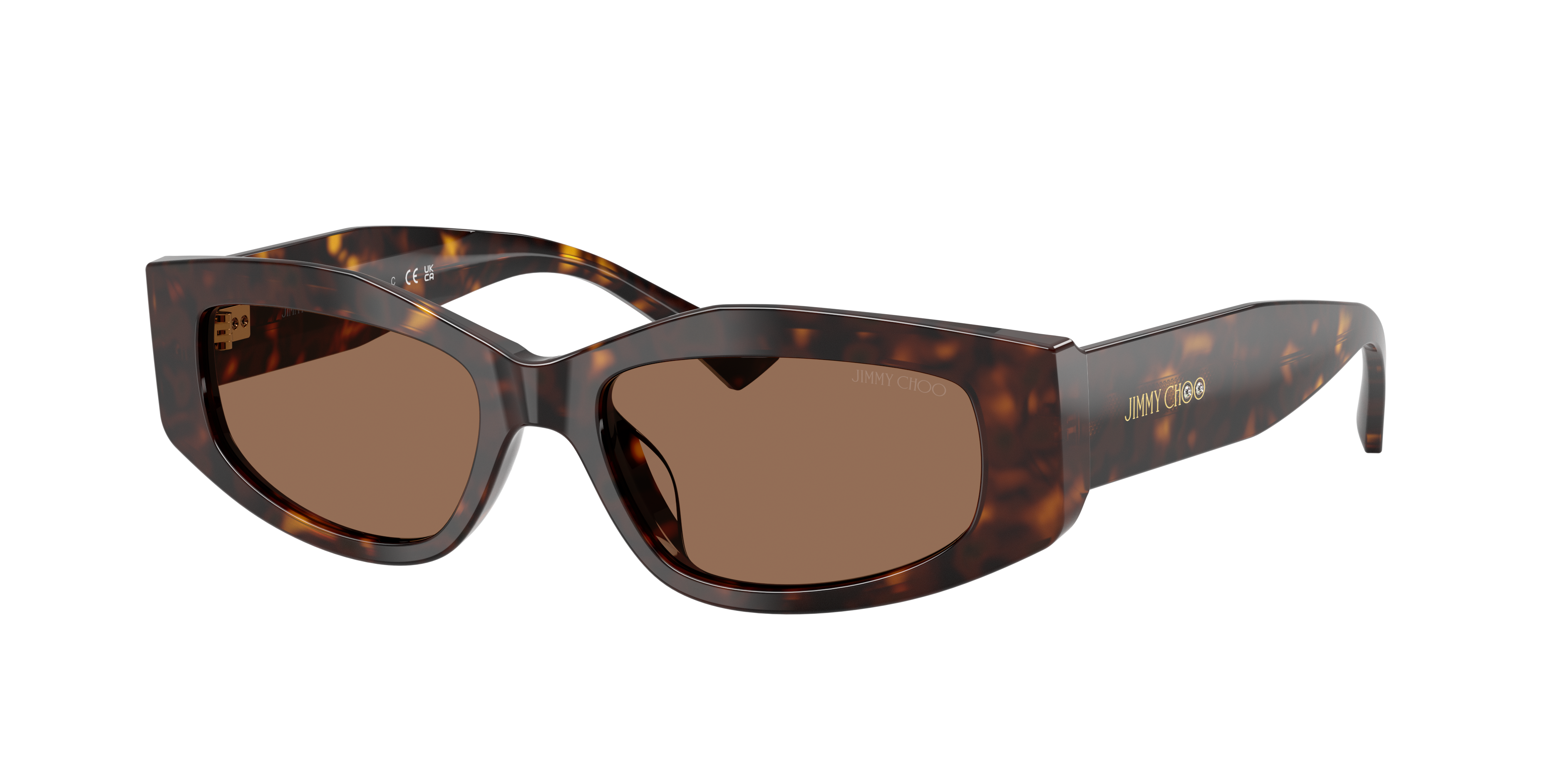 Jimmy Choo Woman Sunglass JC5046BU -  Frame color: Havana, Lens color: Dark Brown