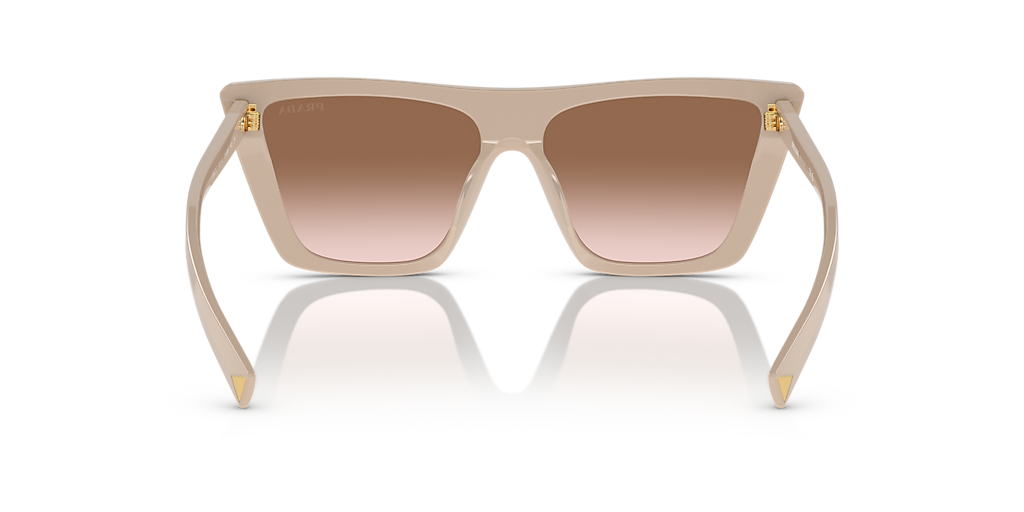 PRADA ハタフライフレムサンクラス PR21ZS 1AB5S0 Prada PR 21ZS XS (55 - 14) with Brown lenses and Pink frame