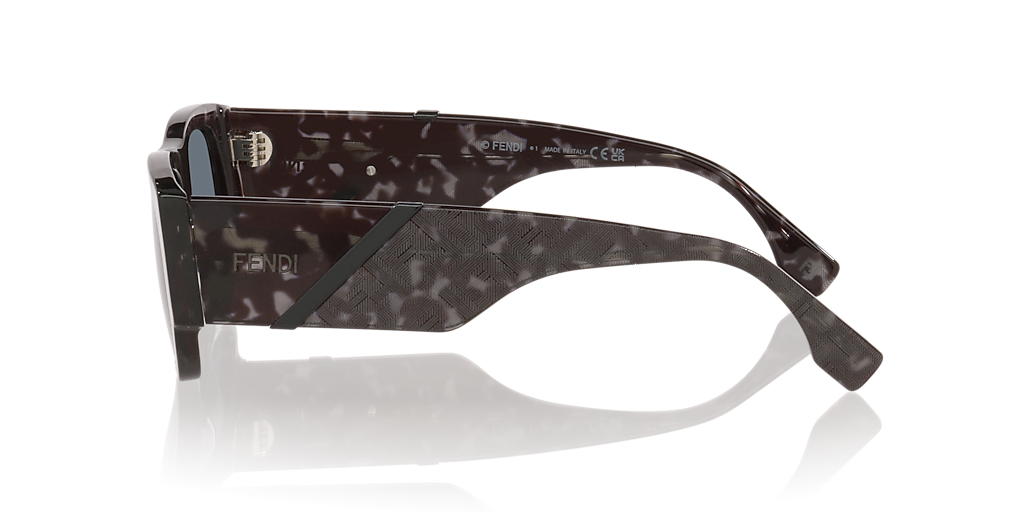 FENDI レクタンクルフレムサンクラス FE40156I 52N Fendi Fendi Diagonal FE40156I S (54 - 17) with Grey lenses