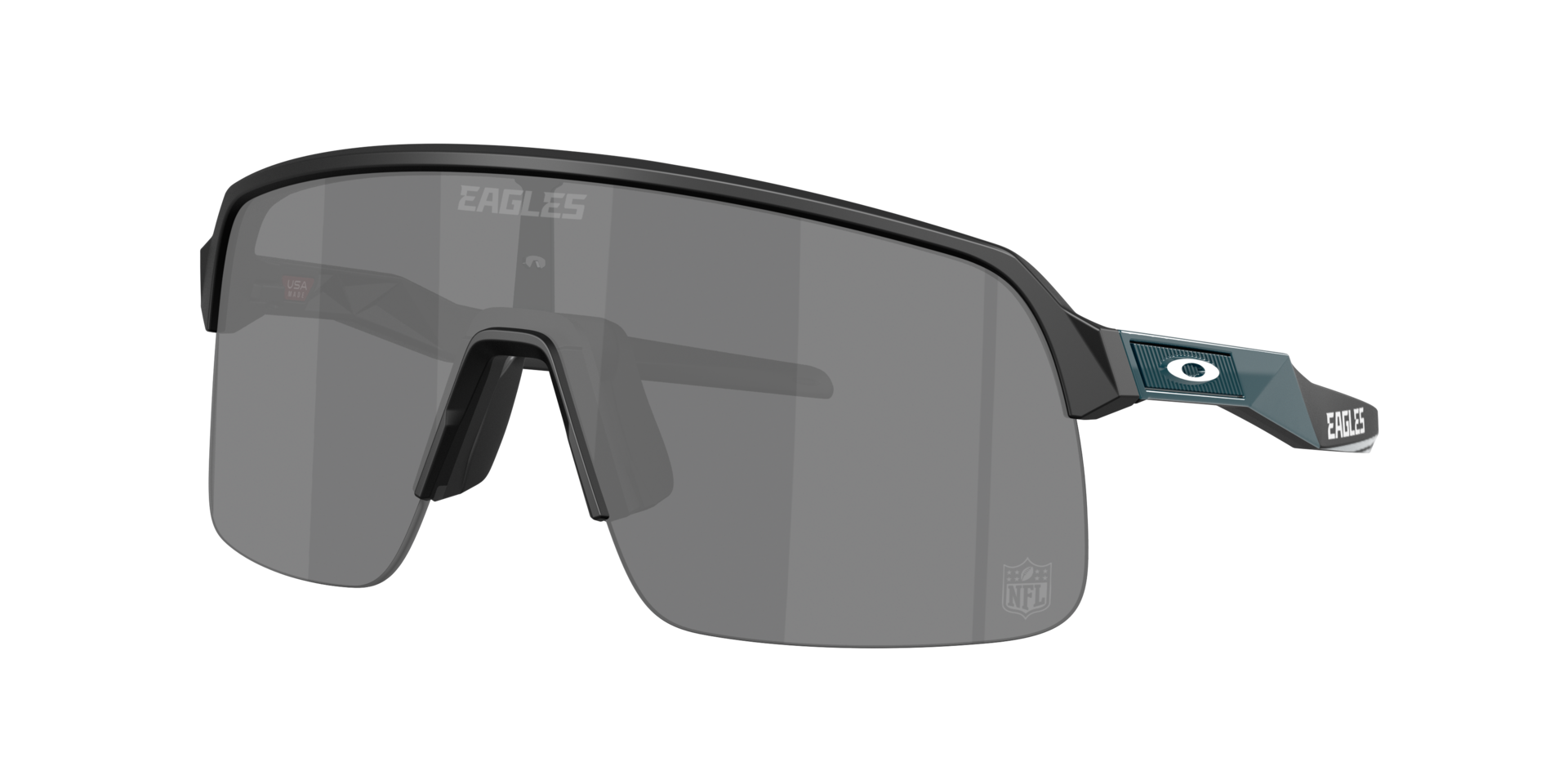 Oakley Man Sunglass OO9463 Philadelphia Eagles Sutro Lite -  Frame color: Matte Black, Lens color: Prizm Black