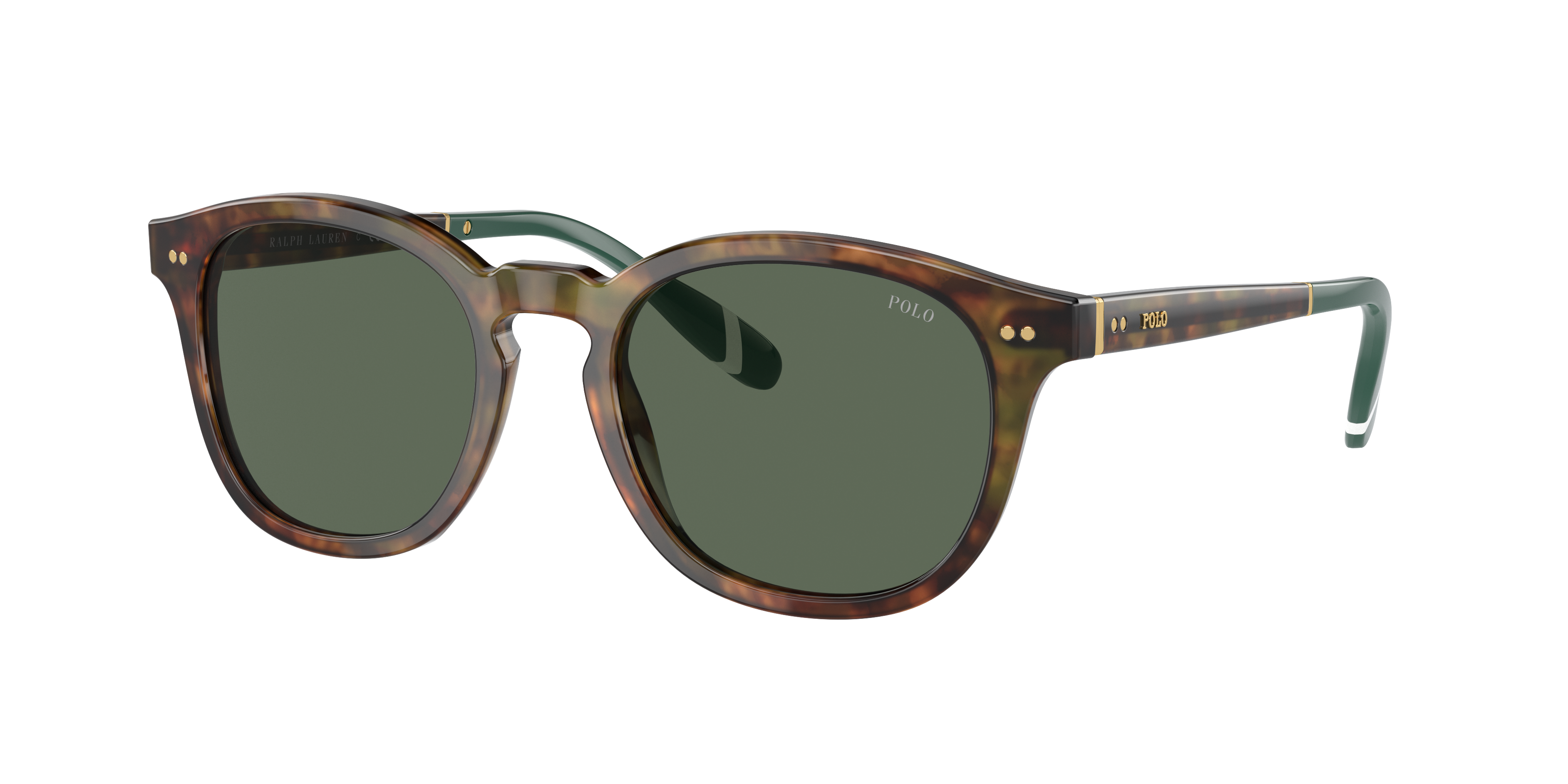 Polo Ralph Lauren Man Sunglass PH4206 -  Frame color: Shiny Brown Tortoise, Lens color: Bottle Green