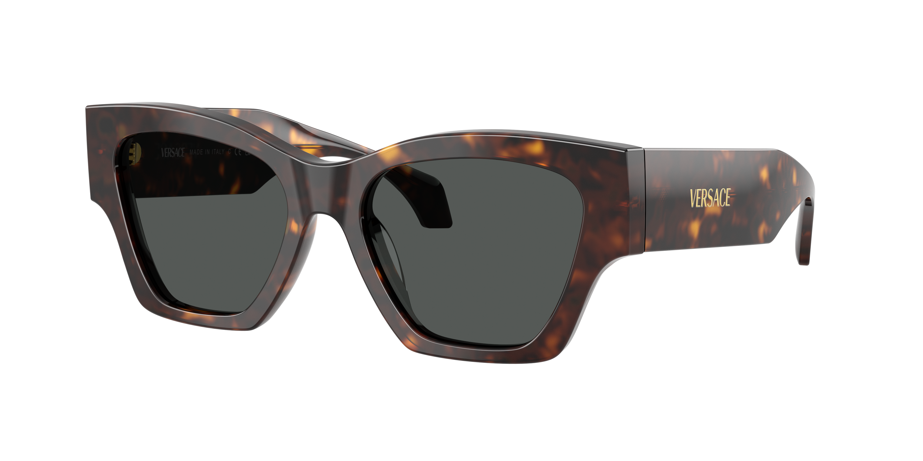 Versace Woman Sunglass VE4492U -  Frame color: Dark Havana, Lens color: Dark Grey