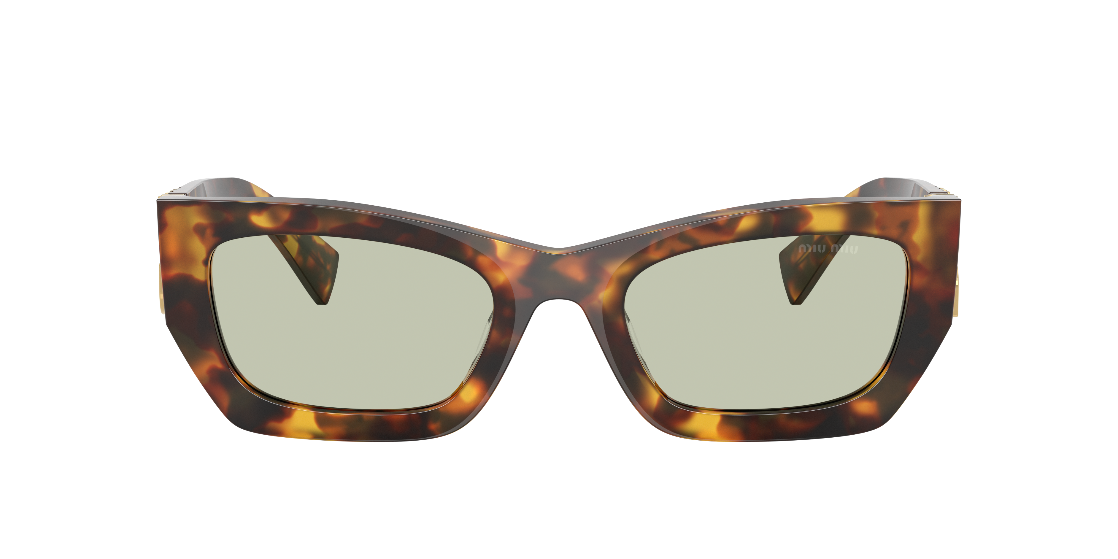 Miu Miu Woman Sunglass Mu 09ws In Green