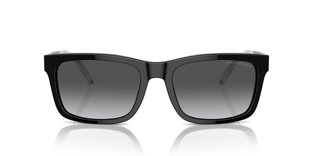 Emporio Armani OEA4058 ブラックサングラス 58mm Emporio Armani EA4058 XL (58 - 17) with Grey lenses and