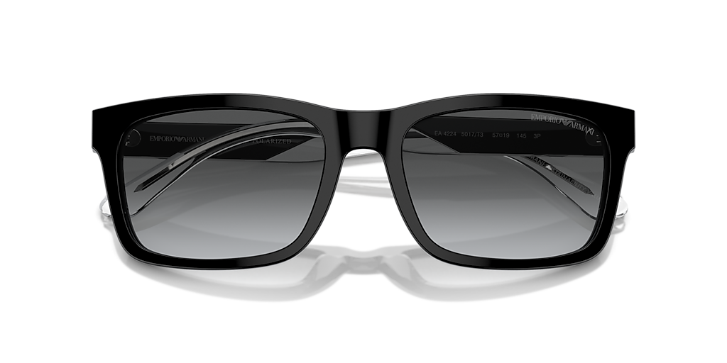 Emporio Armani EA4224 L (57 - 19) with Grey lenses and Black