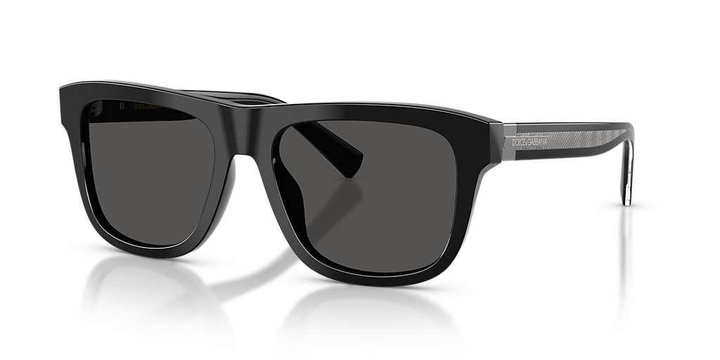 Dolce&Gabbana DG4545 L (55 - 18) with Grey lenses and Black frame