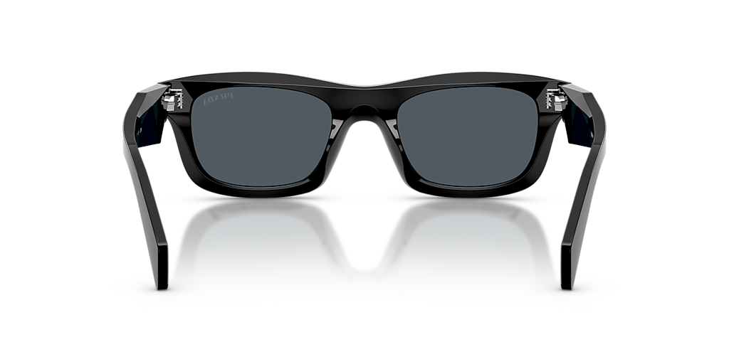 Prada PR C06SF S (53 - 18) with Grey lenses and Black frame