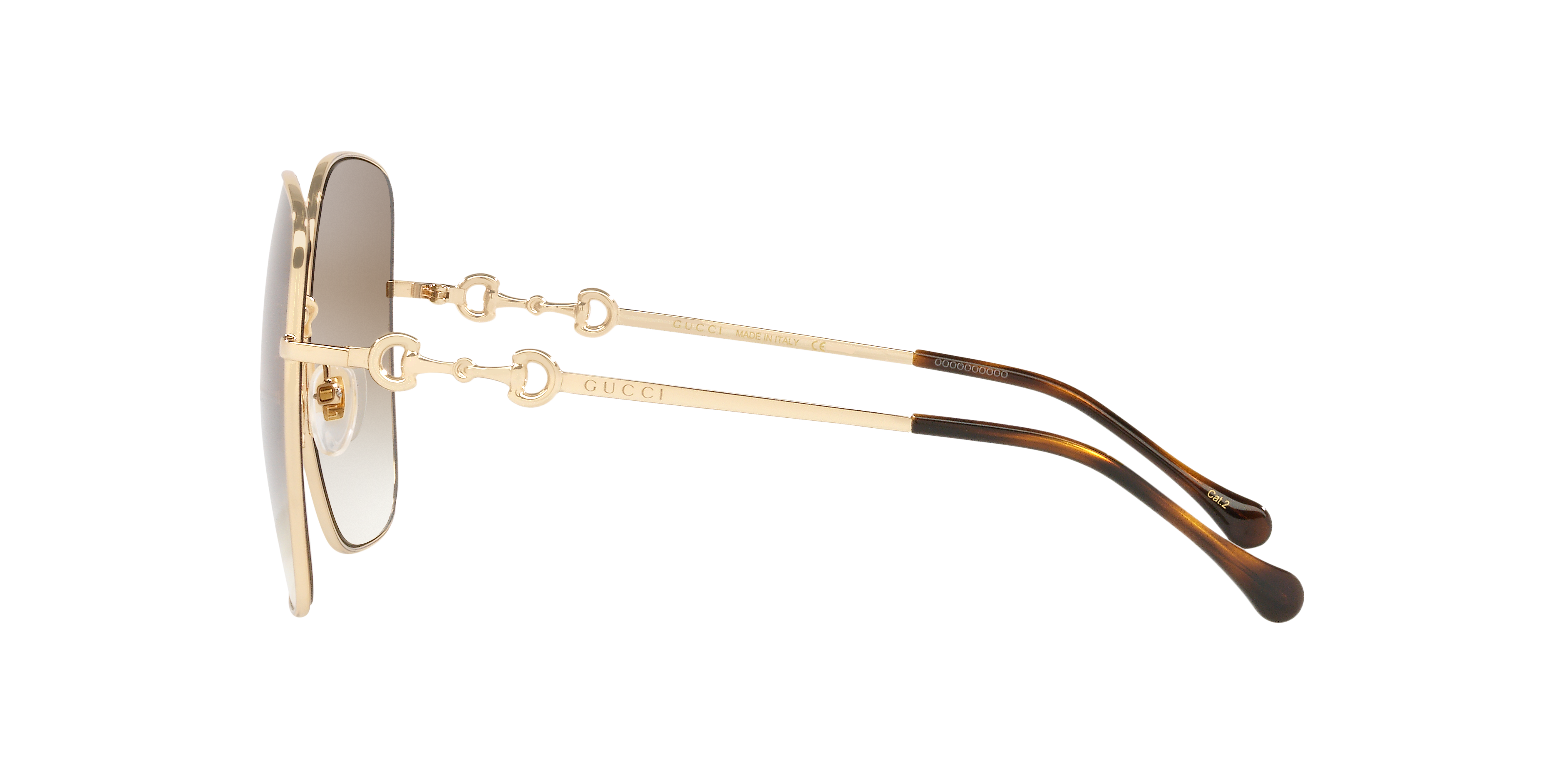 GUCCI ゴールド スクエアサングラス スクエア サングラス ・ゴールドトーン | GUCCI公式