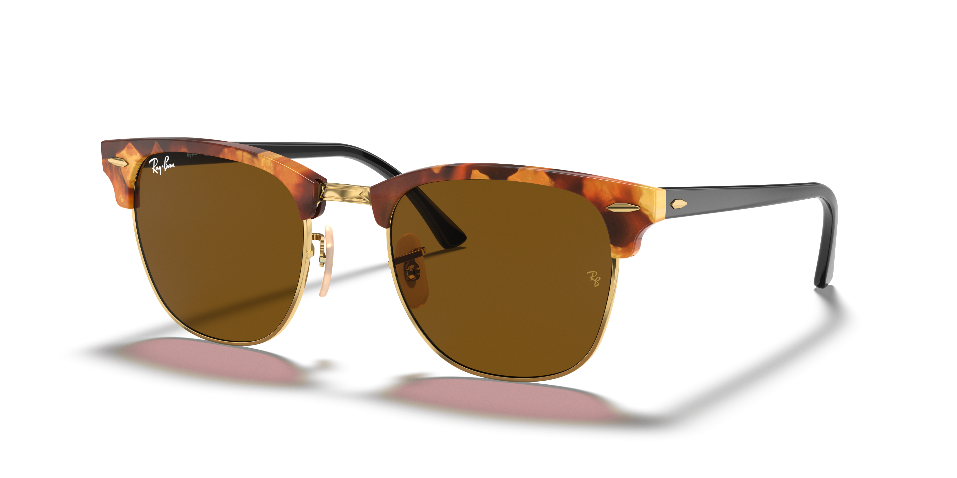 RB3016 Clubmaster Fleck