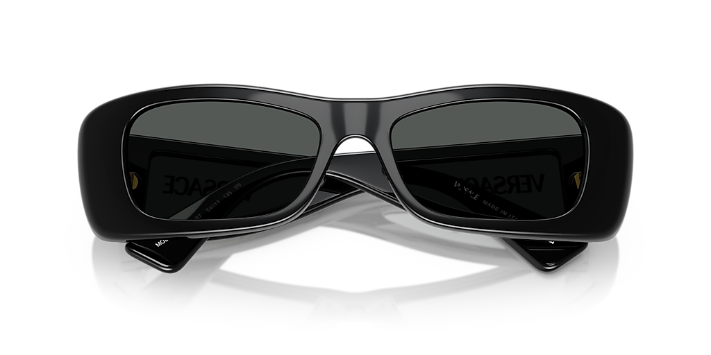 Versace VE4481 S (54 - 17) with Grey lenses and Black frame