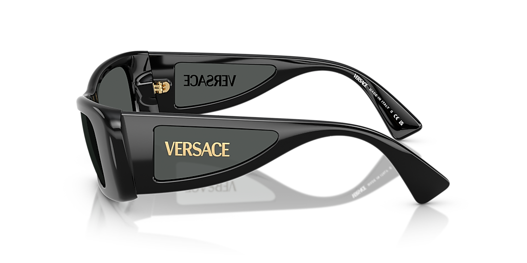 Versace VE4481 S (54 - 17) with Grey lenses and Black frame