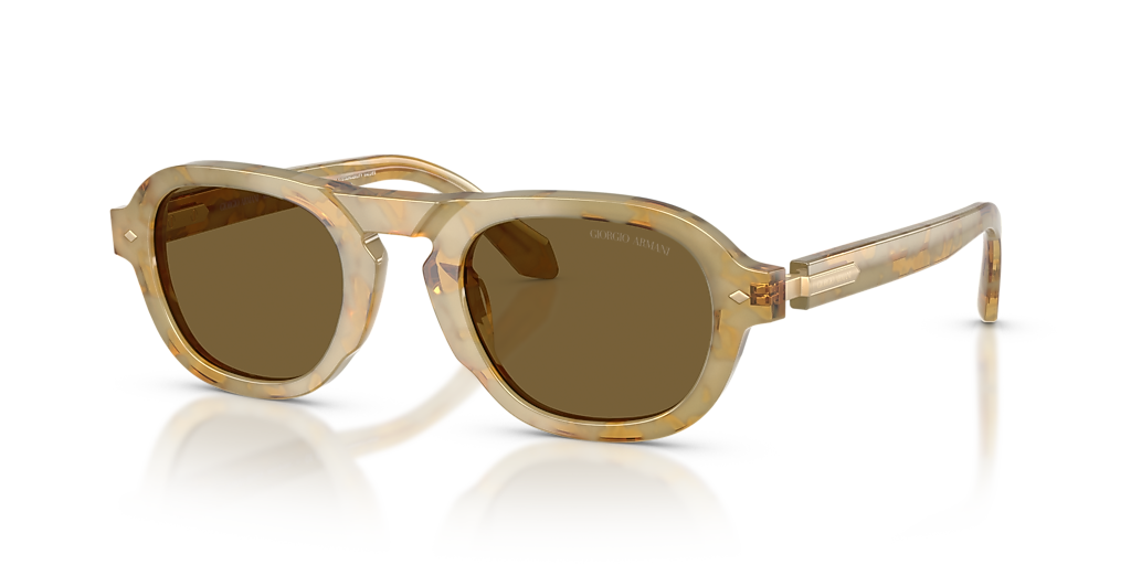 Giorgio Armani AR8244 L (49 - 24) with Brown lenses and Tortoise