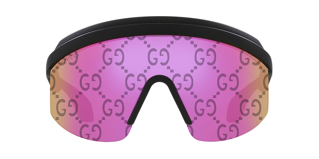 GUCCI GG1477S-004 Black - Women Luxury Sunglasses, Pink Lens