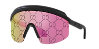 GUCCI GG1477S-004 Black - Women Luxury Sunglasses, Pink Lens
