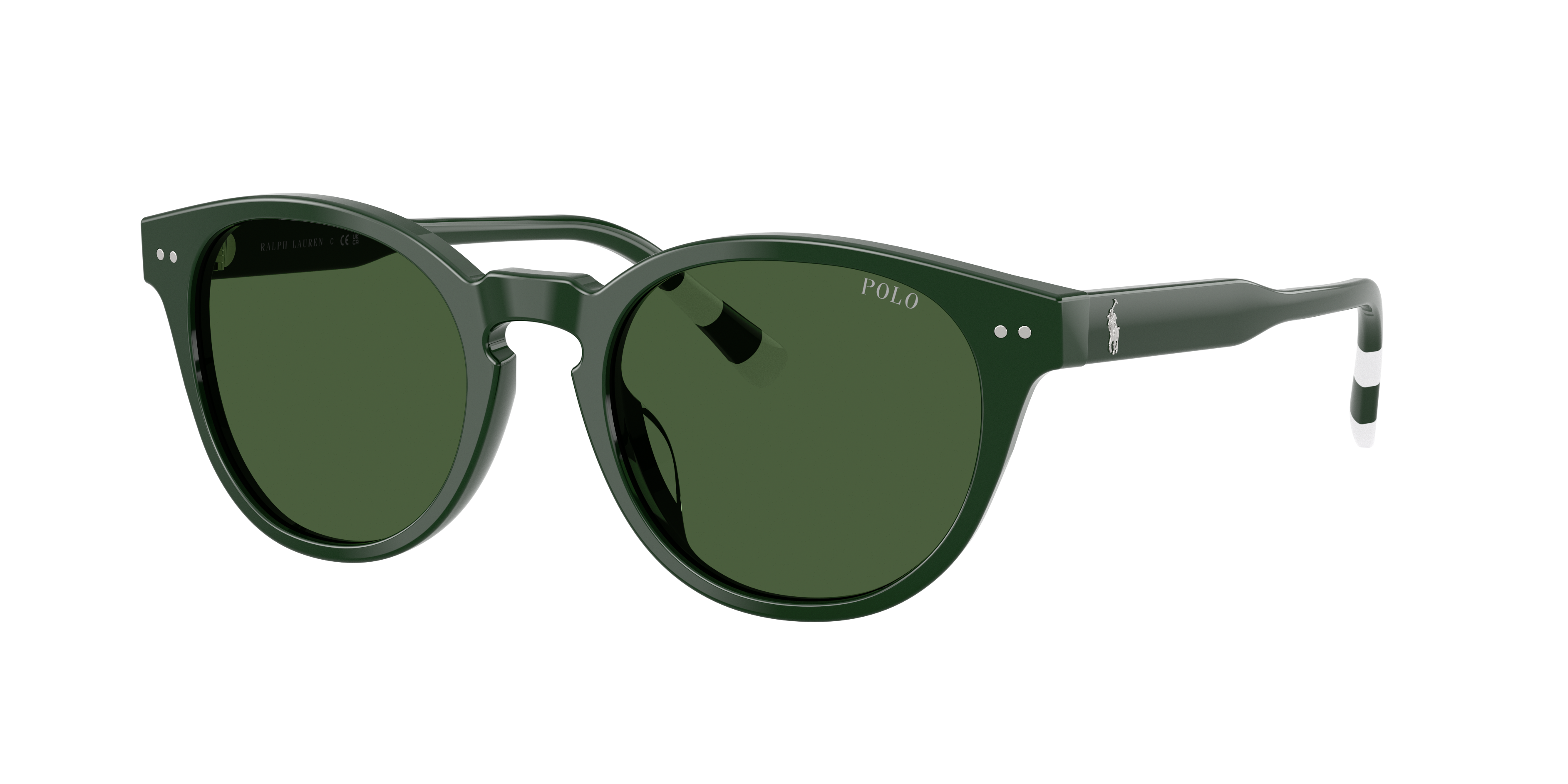 Polo Ralph Lauren Man Sunglass PH4241U -  Frame color: Shiny Green, Lens color: Dark Green