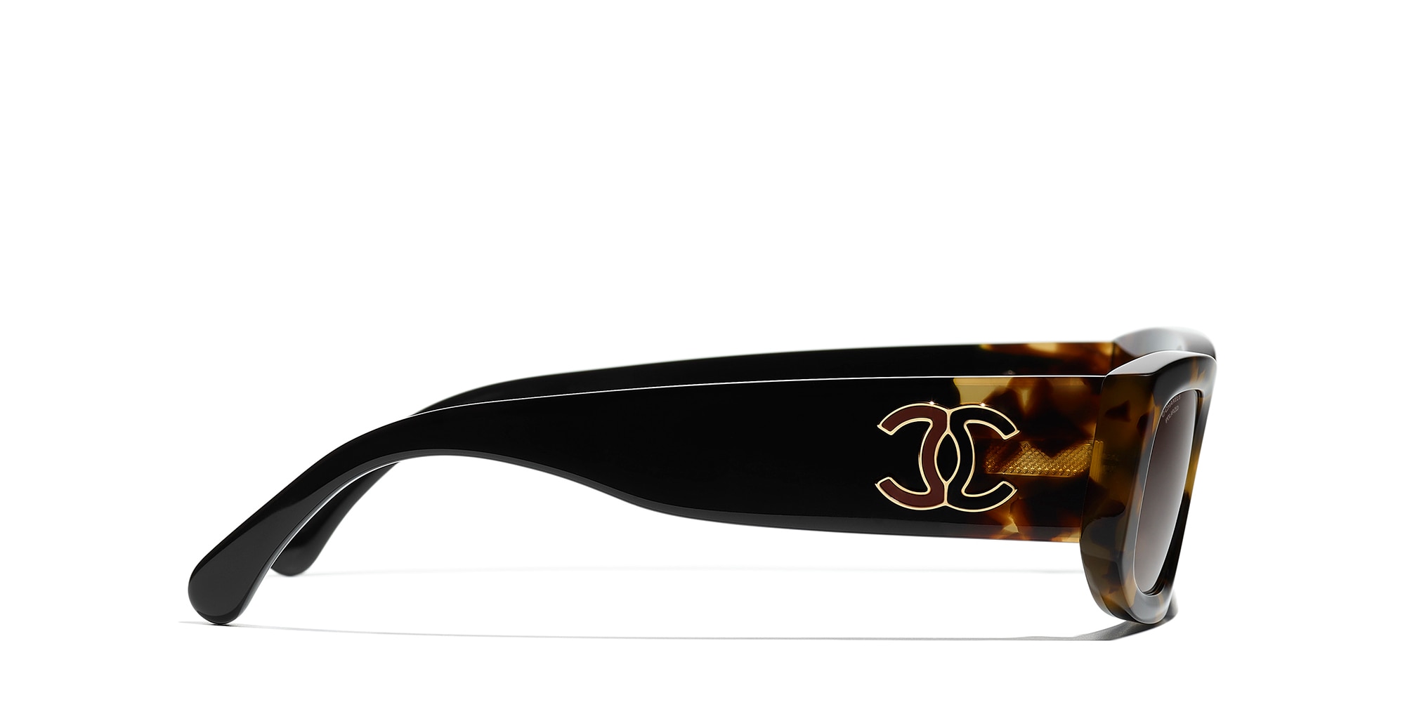 Chanel Rectangle Sunglasses CH5525 M (52 - 19) with Brown lenses