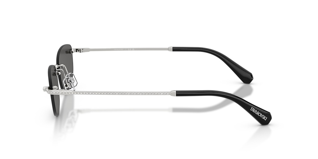 Swarovski SK7045D XL (57 - 16) with Grey lenses and Silver frame
