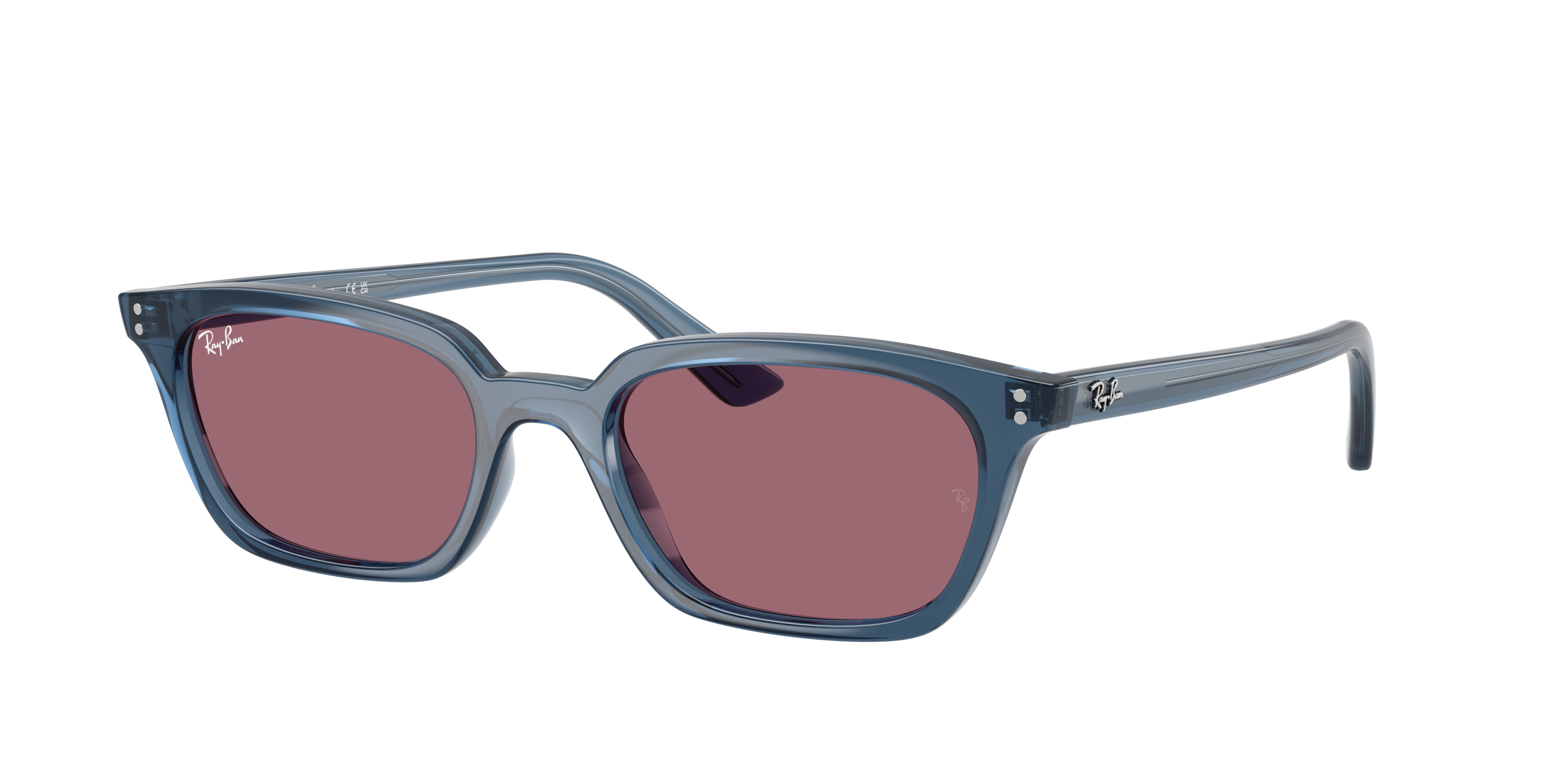Ray-Ban Zaya Bio-Based M (52 - 19) with Violet lenses and Blue