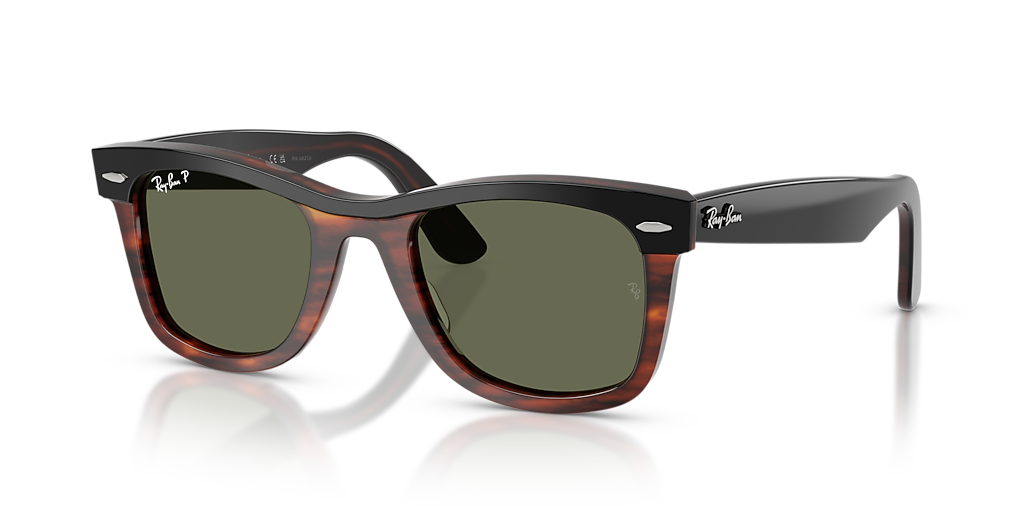 Ray-Ban RB2240 Wayfarer Street Neat M (50 - 22) with Green lenses