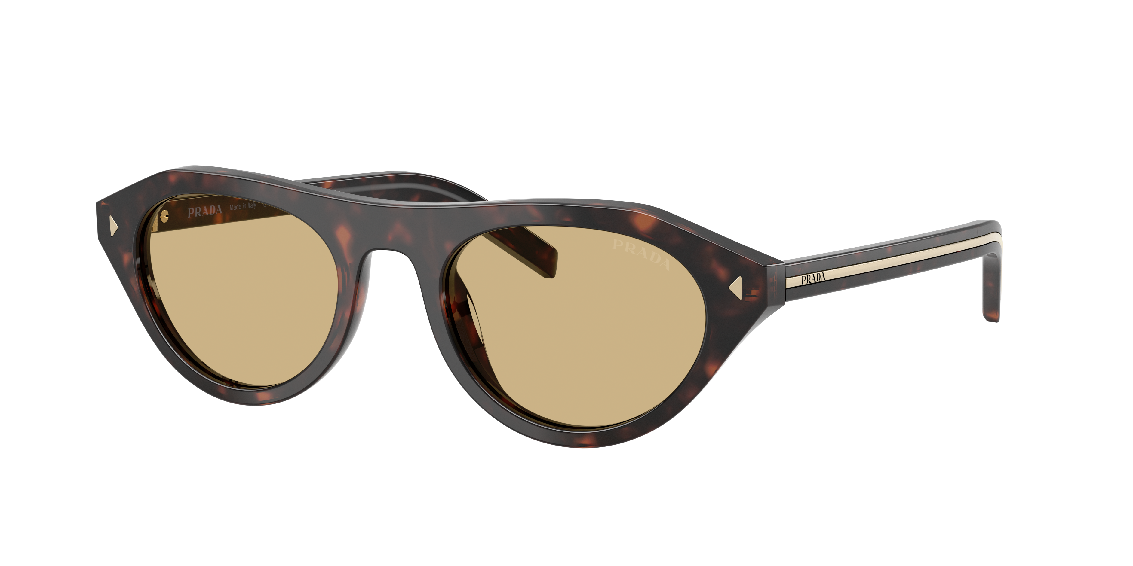 Prada PR B15SF M (52 - 19) with Brown lenses and Tortoise frame