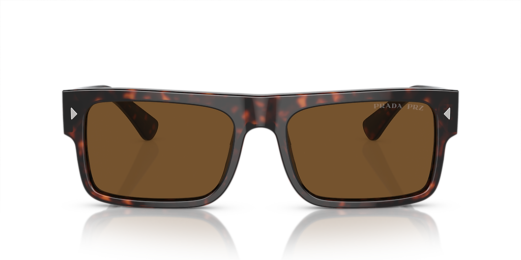 Prada PR A10S L (57 - 19) with Brown lenses and Tortoise