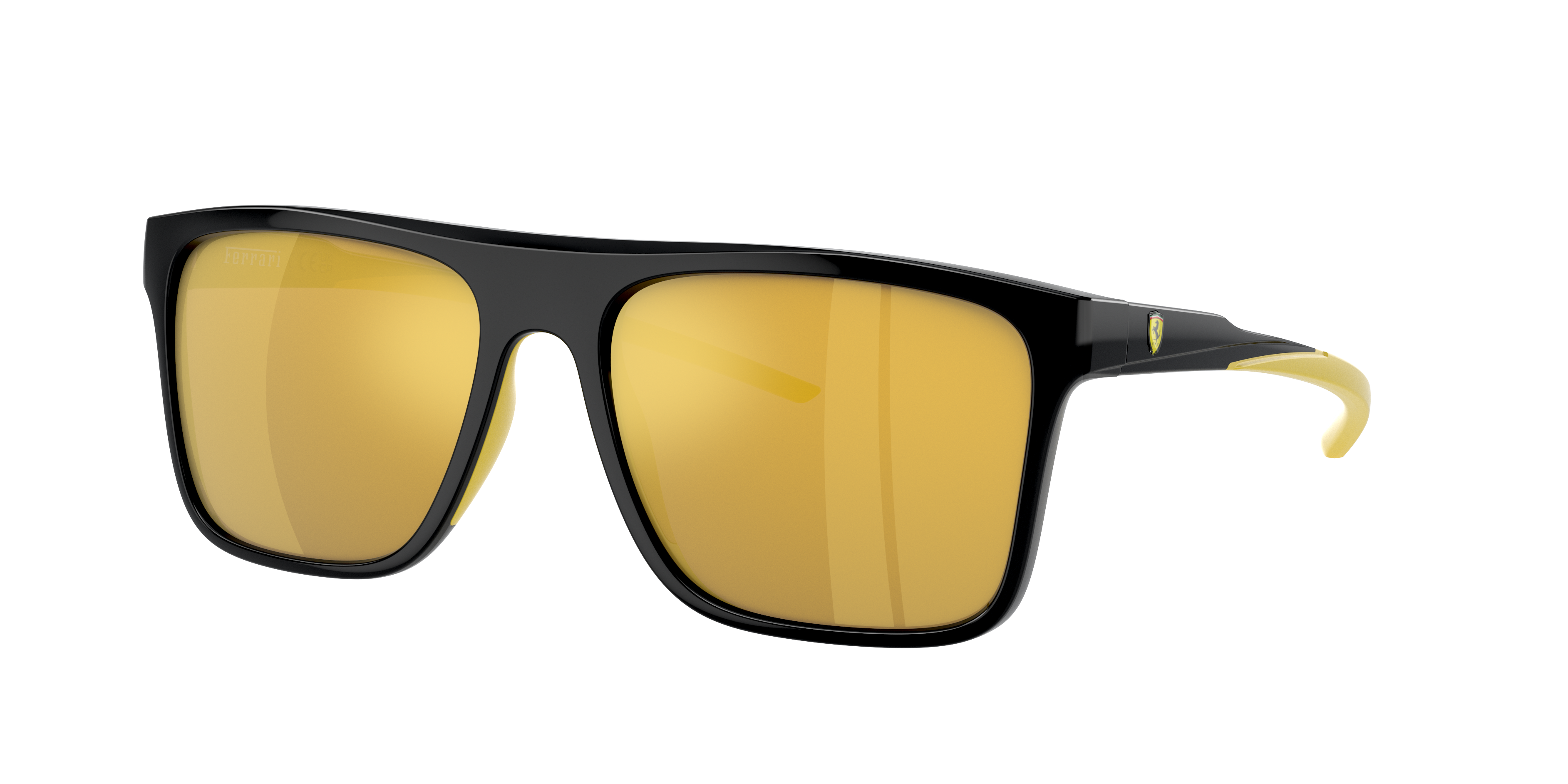 Scuderia Ferrari Man Sunglass FZ6006 -  Frame color: Black, Lens color: Mirror Gold