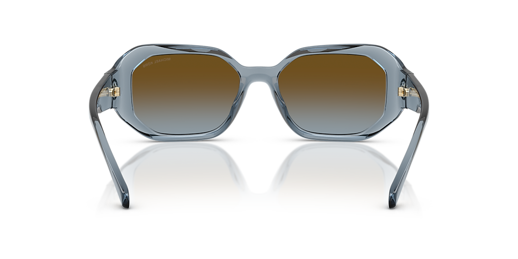 美品★フェイスファイブKEY5.0 Michael Kors Siesta Key L (54 - 17) with Brown lenses and Blue