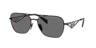 【セブン】PRADA sunglasses PRADA PR 10ZS 16Z70B Transparent Asphalt Dark Grey 54 mm