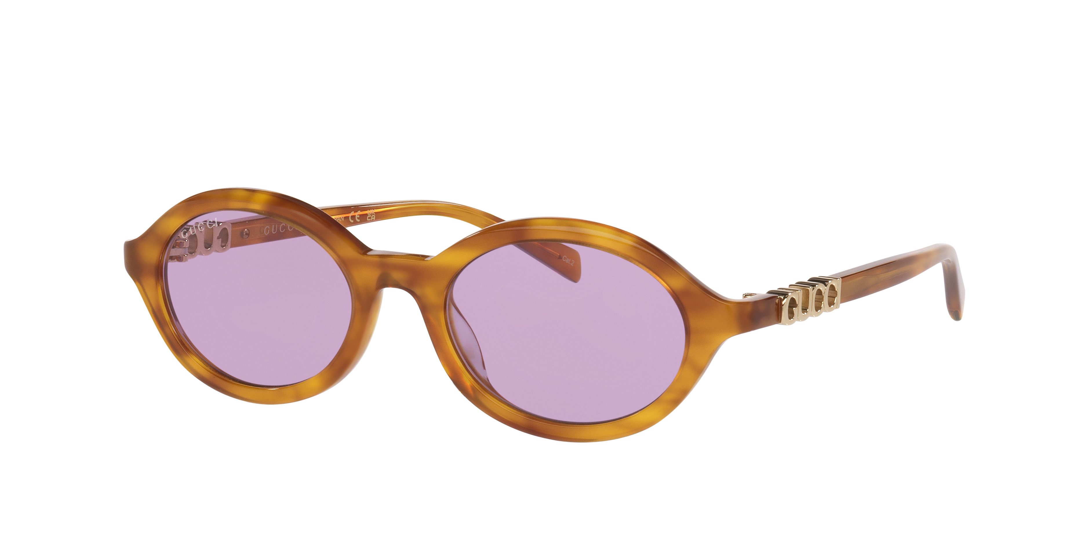 Gucci Woman Sunglass Gg2153S -  Frame color: Tortoise, Lens color: Purple