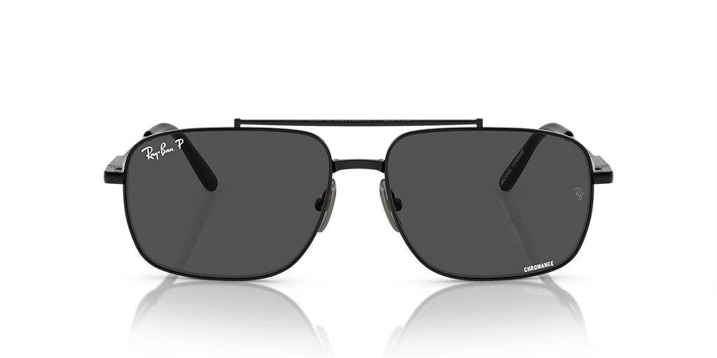 【美品】Ray-Banサングラス Ray-Ban RB8096 Michael Titanium Polarized+ Lenses XL (59 - 15