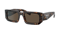 Prada PR 06YS M (53 - 21) with Violet lenses and Black frame