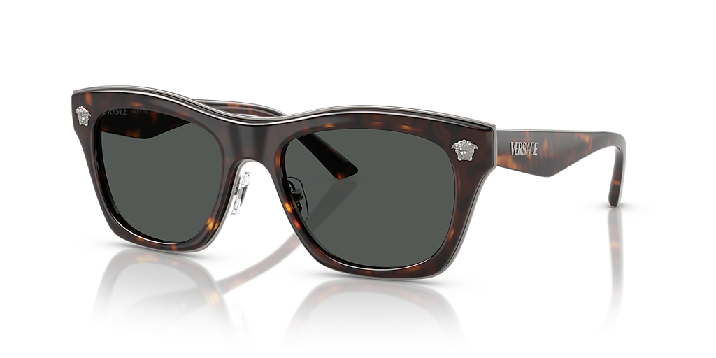 Versace VE2272 M (53 - 18) with Grey lenses and Tortoise
