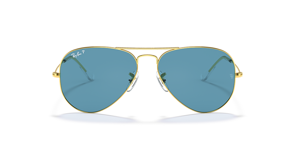 Ray-Ban RB3025 Aviator Classic XL (58 - 14) with Blue lenses and