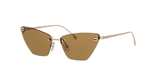 Fendi FF Diamonds FE40177U XXS (51 - 18) with Grey lenses  display picture 3