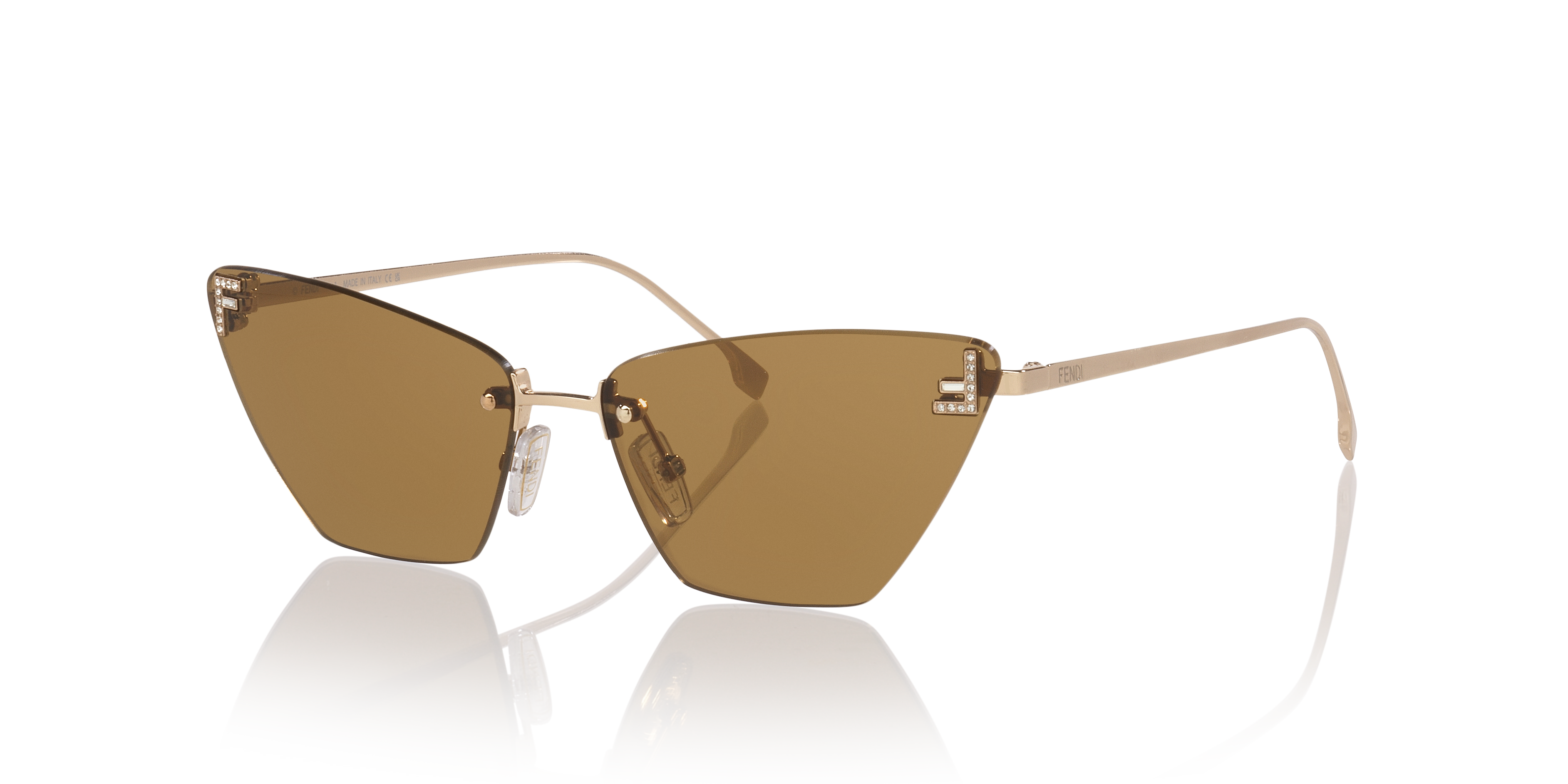Fendi Fendi First Crystal FE4160US S (57 - 14) with Brown