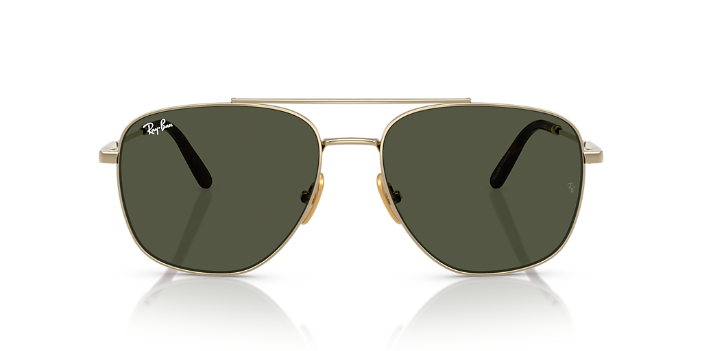 Ray-Ban RB8097 William Titanium XL (59 - 17) with Green lenses and