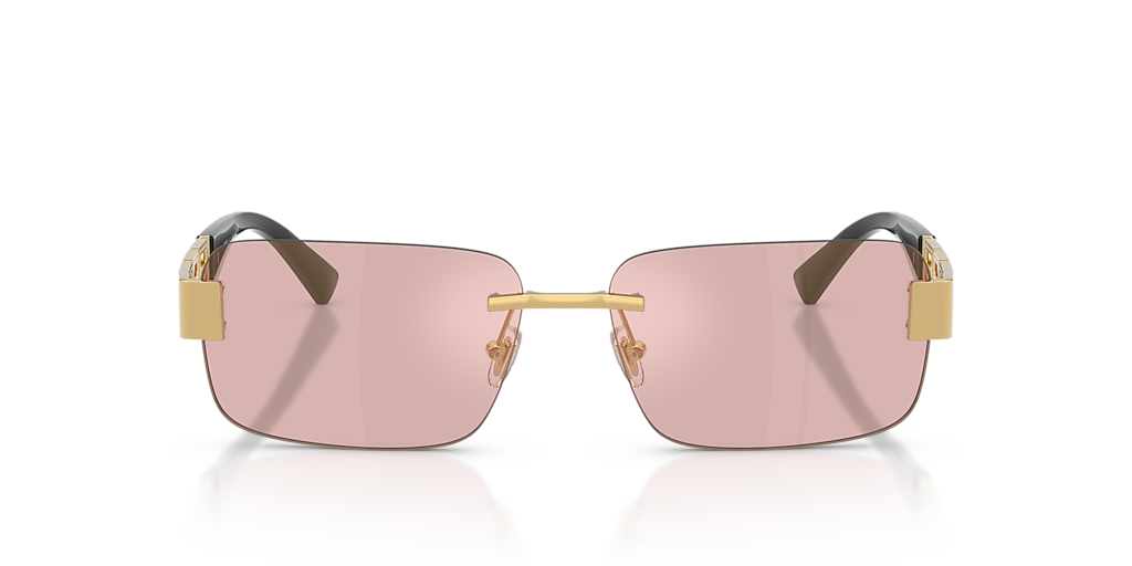 Versace VE2298 L (58 - 15) with Pink lenses and Gold frame