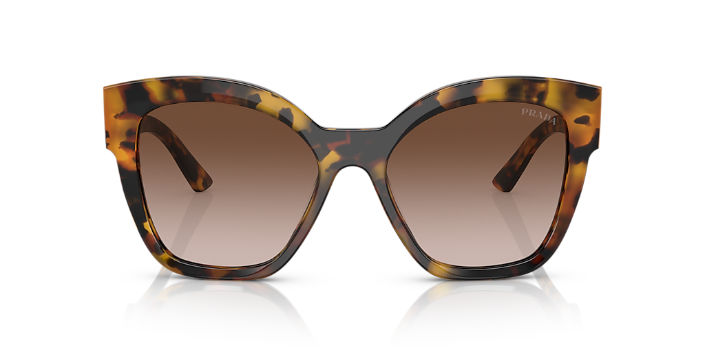 Prada PR 17ZSF L (55 - 17) with Brown lenses and Tortoise