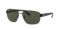 Ray-Ban RB3663 XL (60 - 17) with Brown lenses and Gold frame