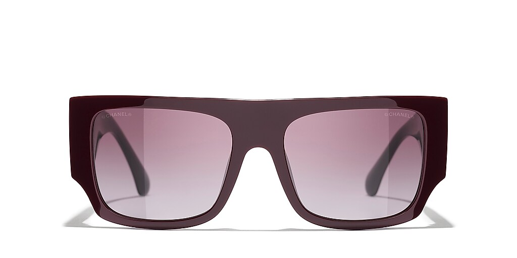 Chanel Square Sunglasses CH5549 M (55 - 18) with Violet  display picture 1