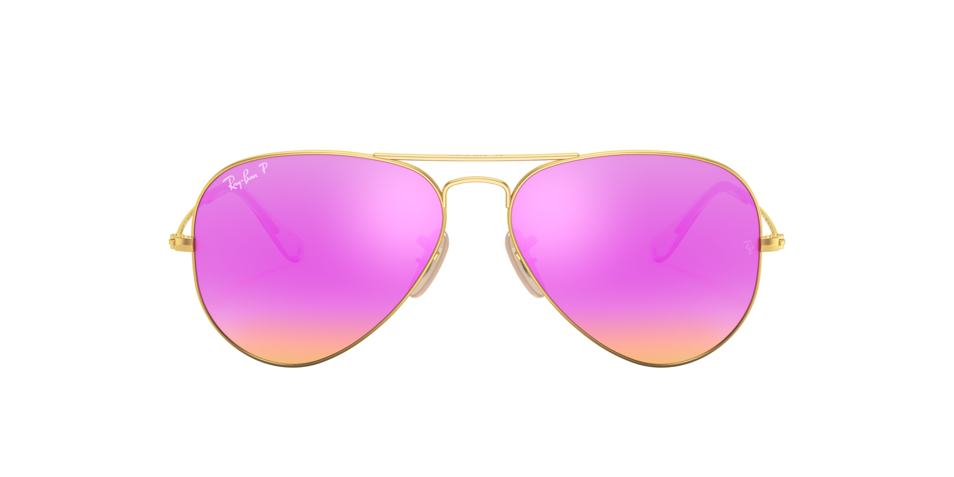 Model Display Ray-Ban Aviator Copper Pink Mirror RB3025 Amazon.com: Ray-Ban RB3025 Aviator Large Metal Mirrored  main image 2